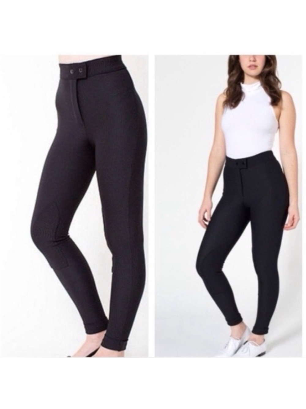 American Apparel Ribbed Riding Pants